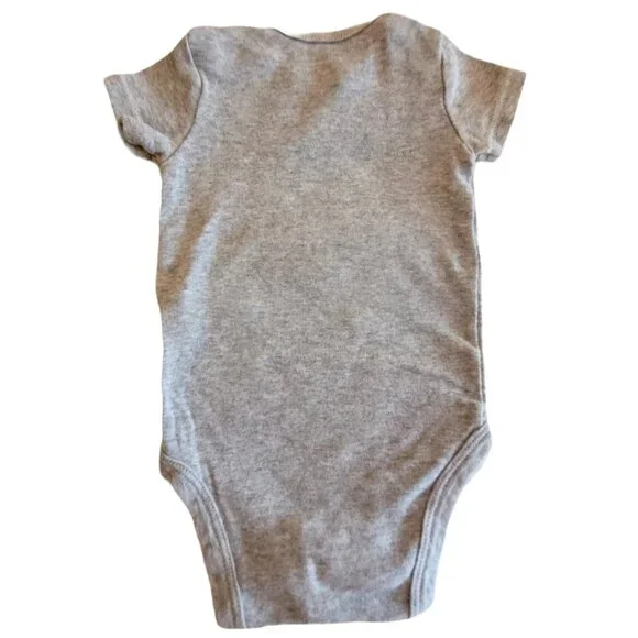 Carter's Boys 1-Pc Short Sleeve Knit Bodysuits 3M Pullover Snap Crotch Set of 4 - Picture 8 of 16